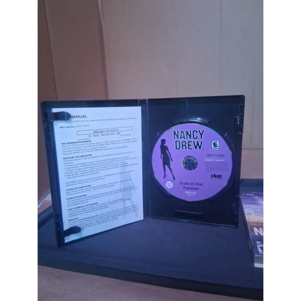 Nancy Drew: Trail of the Twister PC/Mac CD-ROM Game Mystery #22